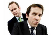 The Armstrong & Miller Show. Image shows from L to R: Alexander Armstrong, Ben Miller. Image credit: Hat Trick Productions. The Armstrong & Miller Show. Image shows from L to R: Alexander Armstrong, Ben Miller. Image credit: Hat Trick Productions.