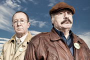 Bob Servant Independent. Image shows from L to R: Frank (Jonathan Watson), Bob Servant (Brian Cox). Image credit: British Broadcasting Corporation. Bob Servant Independent. Image shows from L to R: Frank (Jonathan Watson), Bob Servant (Brian Cox). Image credit: British Broadcasting Corporation.