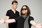 Peacock And Gamble: Emergency Broadcast. Image shows from L to R: Ed Gamble, Ray Peacock. Peacock And Gamble: Emergency Broadcast. Image shows from L to R: Ed Gamble, Ray Peacock.