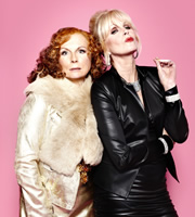 Absolutely Fabulous. Image shows from L to R: Edina (Jennifer Saunders), Patsy (Joanna Lumley). Image credit: Saunders And French Productions. Absolutely Fabulous. Image shows from L to R: Edina (Jennifer Saunders), Patsy (Joanna Lumley). Image credit: Saunders And French Productions.