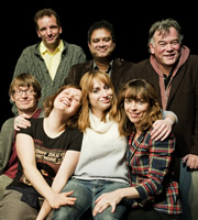The Alternative Comedy Experience. Image shows from L to R: David Kay, Henning Wehn, Josie Long, Paul Sinha, Isy Suttie, Bridget Christie, Stewart Lee. Image credit: Comedy Central. The Alternative Comedy Experience. Image shows from L to R: David Kay, Henning Wehn, Josie Long, Paul Sinha, Isy Suttie, Bridget Christie, Stewart Lee. Image credit: Comedy Central.