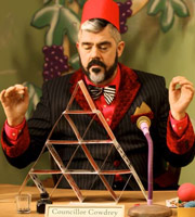 Bottom Knocker Street. Councillor Cowdrey (Phill Jupitus). Image credit: Fubuloo. Bottom Knocker Street. Councillor Cowdrey (Phill Jupitus). Image credit: Fubuloo.