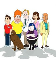 Full English. Image shows from L to R: Jason, Dusty, Edgar, Eve, Wendy, Ken. Image credit: Two Brothers Pictures. Full English. Image shows from L to R: Jason, Dusty, Edgar, Eve, Wendy, Ken. Image credit: Two Brothers Pictures.