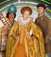 Horrible Histories. Image shows from L to R: Mathew Baynton, Martha Howe-Douglas, Laurence Rickard. Image credit: Lion Television. Horrible Histories. Image shows from L to R: Mathew Baynton, Martha Howe-Douglas, Laurence Rickard. Image credit: Lion Television.