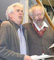 HR. Image shows from L to R: Sam (Nicholas Le Prevost), Peter (Jonathan Pryce). Image credit: British Broadcasting Corporation. HR. Image shows from L to R: Sam (Nicholas Le Prevost), Peter (Jonathan Pryce). Image credit: British Broadcasting Corporation.