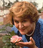 Keeping Up Appearances. Hyacinth Bucket (Patricia Routledge). Image credit: British Broadcasting Corporation. Keeping Up Appearances. Hyacinth Bucket (Patricia Routledge). Image credit: British Broadcasting Corporation.