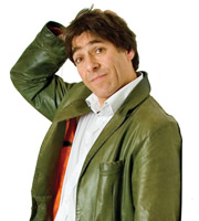Mark Steel's In Town. Mark Steel. Image credit: British Broadcasting Corporation. Mark Steel's In Town. Mark Steel. Image credit: British Broadcasting Corporation.