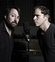 That Mitchell & Webb Sound. Image shows from L to R: David Mitchell, Robert Webb. Image credit: British Broadcasting Corporation. That Mitchell & Webb Sound. Image shows from L to R: David Mitchell, Robert Webb. Image credit: British Broadcasting Corporation.