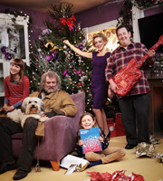 Mr Stink. Image shows from L to R: Chloe (Nell Tiger Free), Mr Stink (Hugh Bonneville), Annabelle (Isabella Blake-Thomas), Mother (Sheridan Smith), Dad (Johnny Vegas). Image credit: British Broadcasting Corporation. Mr Stink. Image shows from L to R: Chloe (Nell Tiger Free), Mr Stink (Hugh Bonneville), Annabelle (Isabella Blake-Thomas), Mother (Sheridan Smith), Dad (Johnny Vegas). Image credit: British Broadcasting Corporation.