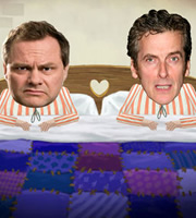 The News At Bedtime. Image shows from L to R: John Tweedledum (Jack Dee), Jim Tweedledee (Peter Capaldi). Image credit: British Broadcasting Corporation. The News At Bedtime. Image shows from L to R: John Tweedledum (Jack Dee), Jim Tweedledee (Peter Capaldi). Image credit: British Broadcasting Corporation.