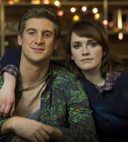 Siblings. Image shows from L to R: Dan (Tom Stourton), Hannah (Charlotte Ritchie). Image credit: Bwark Productions. Siblings. Image shows from L to R: Dan (Tom Stourton), Hannah (Charlotte Ritchie). Image credit: Bwark Productions.