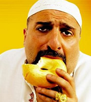 The Infidel. Mahmud Nasir (Omid Djalili). Image credit: Met Film. The Infidel. Mahmud Nasir (Omid Djalili). Image credit: Met Film.