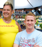 Benidorm. Image shows from L to R: Kenneth (Tony Maudsley), Liam (Adam Gillen). Image credit: Tiger Aspect Productions. Benidorm. Image shows from L to R: Kenneth (Tony Maudsley), Liam (Adam Gillen). Image credit: Tiger Aspect Productions.