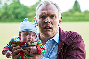 Greg Davies cannot keep it together whilst singing