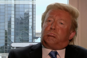 Donald Trump on Scottish golf