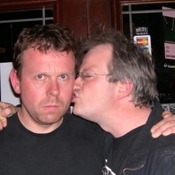 Pointless Anger, Righteous Ire 2: Back in the Habit. Image shows from L to R: Michael Legge, Robin Ince. 