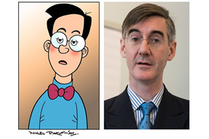 Beano accuses Jacob Rees-Mogg of impersonating Walter Brown