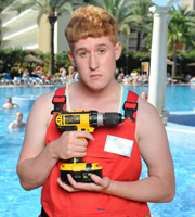 Benidorm. Liam (Adam Gillen). Image credit: Tiger Aspect Productions. Benidorm. Liam (Adam Gillen). Image credit: Tiger Aspect Productions.
