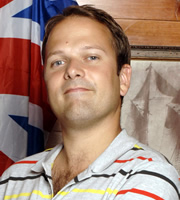 Benidorm. Martin Weedon (Nicholas Burns). Image credit: Tiger Aspect Productions. Benidorm. Martin Weedon (Nicholas Burns). Image credit: Tiger Aspect Productions.