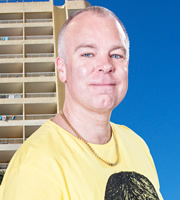 Benidorm. Mick Garvey (Steve Pemberton). Image credit: Tiger Aspect Productions. Benidorm. Mick Garvey (Steve Pemberton). Image credit: Tiger Aspect Productions.