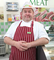 Trollied. Andy (Mark Addy). Image credit: Roughcut Television. Trollied. Andy (Mark Addy). Image credit: Roughcut Television.