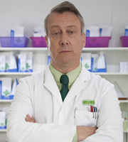 Trollied. Brian (Stephen Tompkinson). Image credit: Roughcut Television. Trollied. Brian (Stephen Tompkinson). Image credit: Roughcut Television.