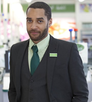 Trollied. Daniel (Samuel Anderson). Image credit: Roughcut Television. Trollied. Daniel (Samuel Anderson). Image credit: Roughcut Television.
