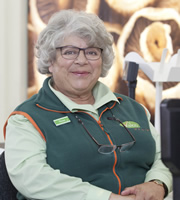 Trollied. Rose (Miriam Margolyes). Image credit: Roughcut Television. Trollied. Rose (Miriam Margolyes). Image credit: Roughcut Television.