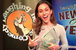 Janine Harouni wins Laughing Horse New Act competition