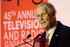 Nicholas Parsons honoured at Broadcasting Press Guild Awards