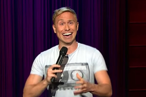Russell Howard on James Corden's show