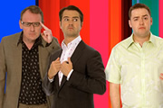 8 Out Of 10 Cats. Image shows from L to R: Sean Lock, Jimmy Carr, Jason Manford. Copyright: Zeppotron. 8 Out Of 10 Cats. Image shows from L to R: Sean Lock, Jimmy Carr, Jason Manford. Copyright: Zeppotron.