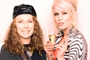 Absolutely Fabulous. Image shows from L to R: Edina (Jennifer Saunders), Patsy (Joanna Lumley). Copyright: Saunders And French Productions / BBC. Absolutely Fabulous. Image shows from L to R: Edina (Jennifer Saunders), Patsy (Joanna Lumley). Copyright: Saunders And French Productions / BBC.