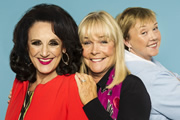 Birds Of A Feather. Image shows from L to R: Dorien Green (Lesley Joseph), Tracey Stubbs (Linda Robson), Sharon Theodopolopodous (Pauline Quirke). Copyright: Alomo Productions / Retort. Birds Of A Feather. Image shows from L to R: Dorien Green (Lesley Joseph), Tracey Stubbs (Linda Robson), Sharon Theodopolopodous (Pauline Quirke). Copyright: Alomo Productions / Retort.
