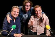 Britain Versus The World. Image shows from L to R: Hal Cruttenden, Ed Byrne, Henning Wehn. Copyright: John Stanley Productions. Britain Versus The World. Image shows from L to R: Hal Cruttenden, Ed Byrne, Henning Wehn. Copyright: John Stanley Productions.