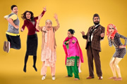 Citizen Khan. Image shows from L to R: Amjad (Abdullah Afzal), Shazia (Krupa Pattani), Naani (Adlyn Ross), Mrs Khan (Shobu Kapoor), Mr Khan (Adil Ray), Alia (Bhavna Limbachia). Copyright: BBC. Citizen Khan. Image shows from L to R: Amjad (Abdullah Afzal), Shazia (Krupa Pattani), Naani (Adlyn Ross), Mrs Khan (Shobu Kapoor), Mr Khan (Adil Ray), Alia (Bhavna Limbachia). Copyright: BBC.