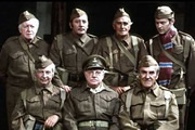 Dad's Army. Image shows from L to R: Private Godfrey (Arnold Ridley), Lance Corporal Jones (Clive Dunn), Private Walker (James Beck), Captain Mainwaring (Arthur Lowe), Private Frazer (John Laurie), Sergeant Wilson (John Le Mesurier), Private Pike (Ian Lavender). Copyright: BBC. Dad's Army. Image shows from L to R: Private Godfrey (Arnold Ridley), Lance Corporal Jones (Clive Dunn), Private Walker (James Beck), Captain Mainwaring (Arthur Lowe), Private Frazer (John Laurie), Sergeant Wilson (John Le Mesurier), Private Pike (Ian Lavender). Copyright: BBC.