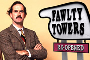 Fawlty Towers: Re-Opened. John Cleese. Copyright: Tiger Aspect Productions. Fawlty Towers: Re-Opened. John Cleese. Copyright: Tiger Aspect Productions.