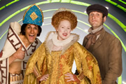 Horrible Histories. Image shows from L to R: Mathew Baynton, Martha Howe-Douglas, Laurence Rickard. Copyright: Lion Television / Citrus Television. Horrible Histories. Image shows from L to R: Mathew Baynton, Martha Howe-Douglas, Laurence Rickard. Copyright: Lion Television / Citrus Television.