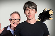 The Infinite Monkey Cage. Image shows from L to R: Robin Ince, Brian Cox. The Infinite Monkey Cage. Image shows from L to R: Robin Ince, Brian Cox.