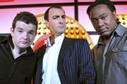Live At The Apollo. Image shows from L to R: Kevin Bridges, Alistair McGowan, Reginald D Hunter. Copyright: Open Mike Productions. Live At The Apollo. Image shows from L to R: Kevin Bridges, Alistair McGowan, Reginald D Hunter. Copyright: Open Mike Productions.