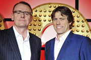 Live At The Apollo. Image shows from L to R: Sean Lock, John Bishop. Copyright: Open Mike Productions. Live At The Apollo. Image shows from L to R: Sean Lock, John Bishop. Copyright: Open Mike Productions.