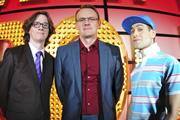 Live At The Apollo. Image shows from L to R: Ed Byrne, Sean Lock, Simon Brodkin. Copyright: Open Mike Productions. Live At The Apollo. Image shows from L to R: Ed Byrne, Sean Lock, Simon Brodkin. Copyright: Open Mike Productions.