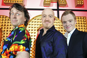 Live At The Apollo. Image shows from L to R: Milton Jones, Andy Parsons, Andrew Lawrence. Copyright: Open Mike Productions. Live At The Apollo. Image shows from L to R: Milton Jones, Andy Parsons, Andrew Lawrence. Copyright: Open Mike Productions.