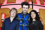 Live At The Apollo. Image shows from L to R: Josh Widdicombe, Jack Whitehall, Shappi Khorsandi. Copyright: Open Mike Productions. Live At The Apollo. Image shows from L to R: Josh Widdicombe, Jack Whitehall, Shappi Khorsandi. Copyright: Open Mike Productions.
