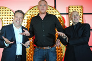 Live At The Apollo. Image shows from L to R: Hal Cruttenden, Greg Davies, Simon Evans. Copyright: Open Mike Productions. Live At The Apollo. Image shows from L to R: Hal Cruttenden, Greg Davies, Simon Evans. Copyright: Open Mike Productions.