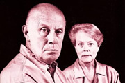 One Foot In The Grave. Image shows from L to R: Victor Meldrew (Richard Wilson), Margaret Meldrew (Annette Crosbie). Copyright: BBC. One Foot In The Grave. Image shows from L to R: Victor Meldrew (Richard Wilson), Margaret Meldrew (Annette Crosbie). Copyright: BBC.