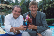 Only Fools And Horses. Image shows from L to R: Del (David Jason), Rodney (Nicholas Lyndhurst). Copyright: BBC. Only Fools And Horses. Image shows from L to R: Del (David Jason), Rodney (Nicholas Lyndhurst). Copyright: BBC.