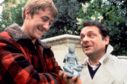Only Fools And Horses. Image shows from L to R: Rodney (Nicholas Lyndhurst), Del (David Jason). Copyright: BBC. Only Fools And Horses. Image shows from L to R: Rodney (Nicholas Lyndhurst), Del (David Jason). Copyright: BBC.