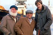 Only Fools And Horses. Image shows from L to R: Uncle Albert (Buster Merryfield), Del (David Jason), Rodney (Nicholas Lyndhurst). Copyright: BBC. Only Fools And Horses. Image shows from L to R: Uncle Albert (Buster Merryfield), Del (David Jason), Rodney (Nicholas Lyndhurst). Copyright: BBC.